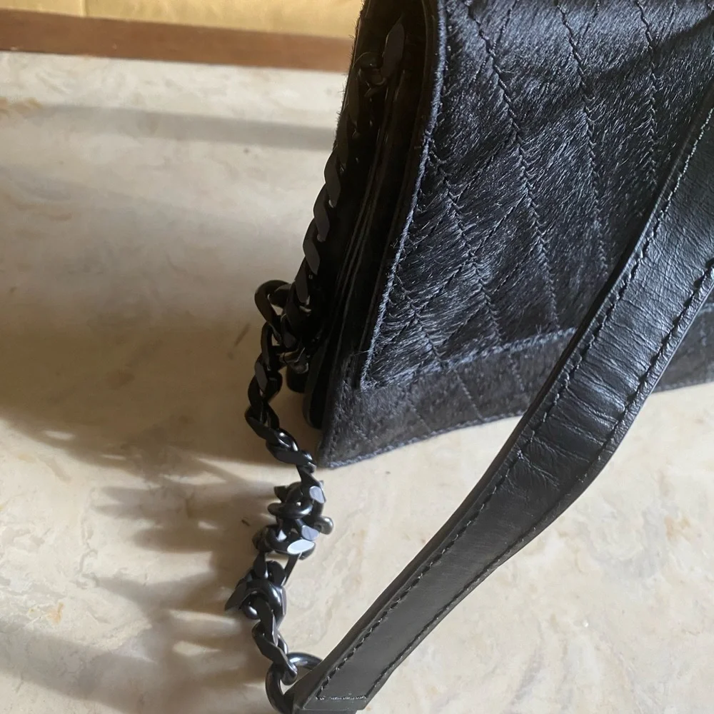 Alice & Olivia pony hair, Crossbody bag - EUC - Picture 4 of 11